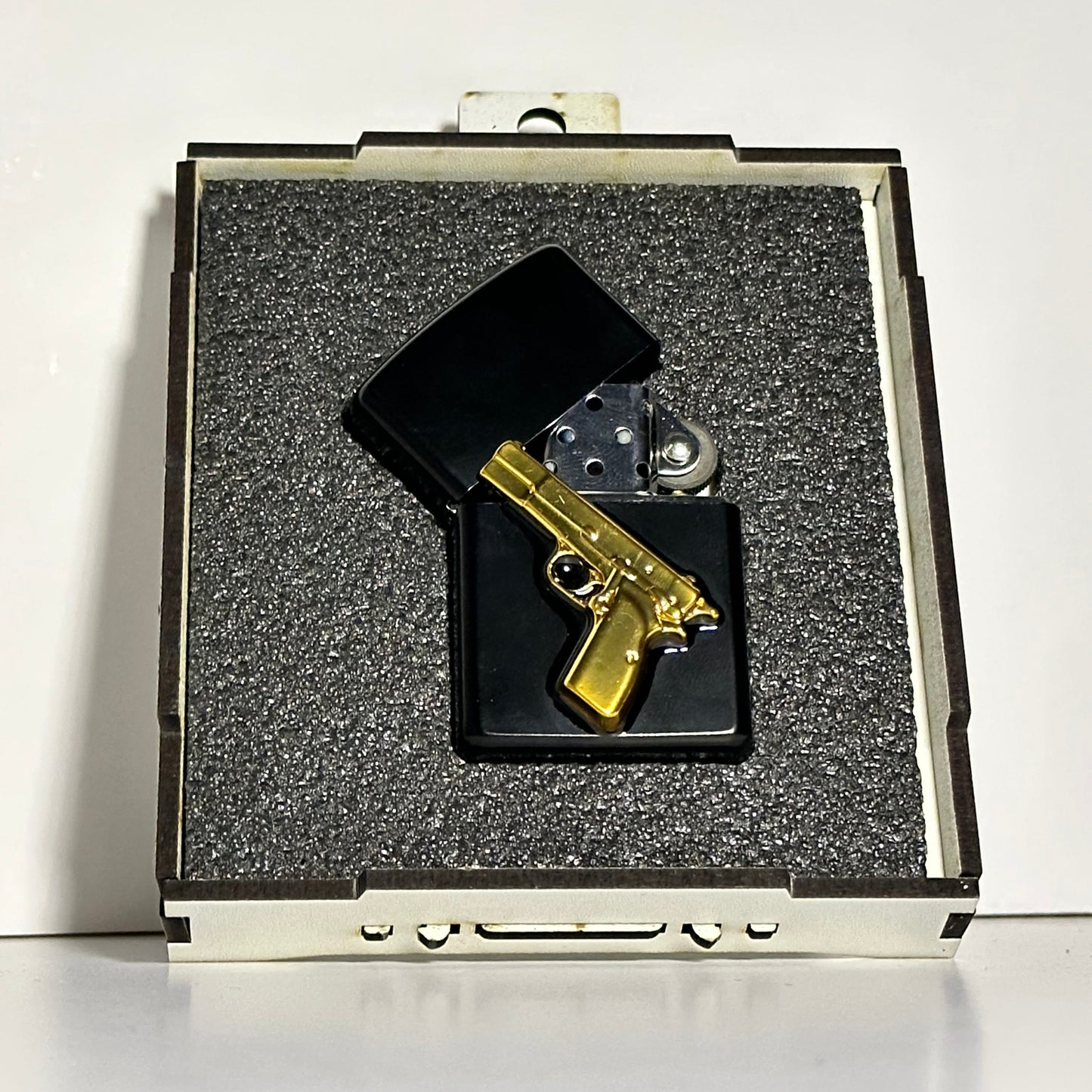 14'lük Tabanca Görünümlü Zippo - Gold